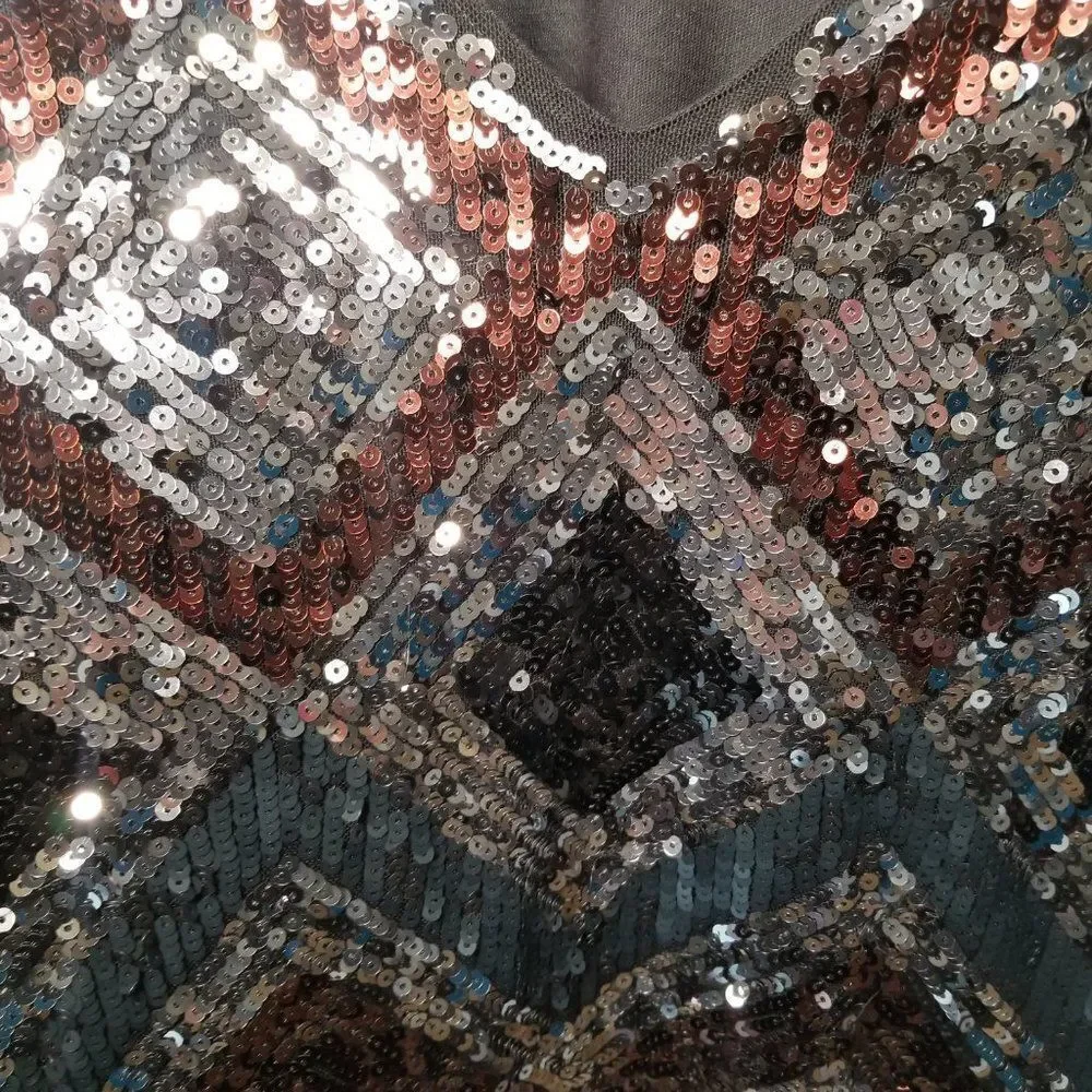 H&M sequin tank top size XS - Picture 3 of 7